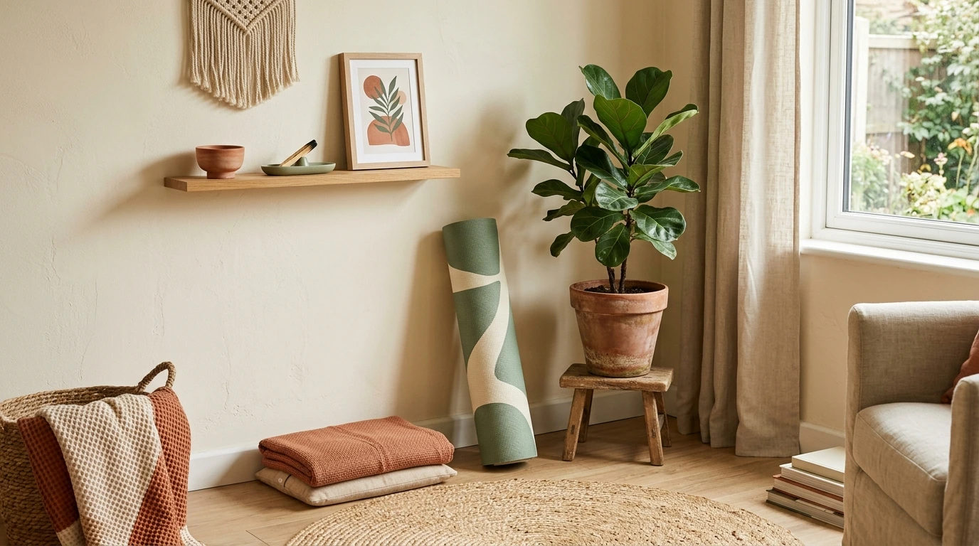 Coin yoga amenage a la maison